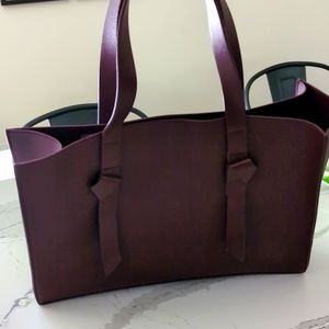Rachel Zoe Burgundy Tote NWOT